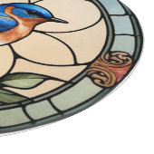 ステンドグラス青鳥 カッティングボード (角)