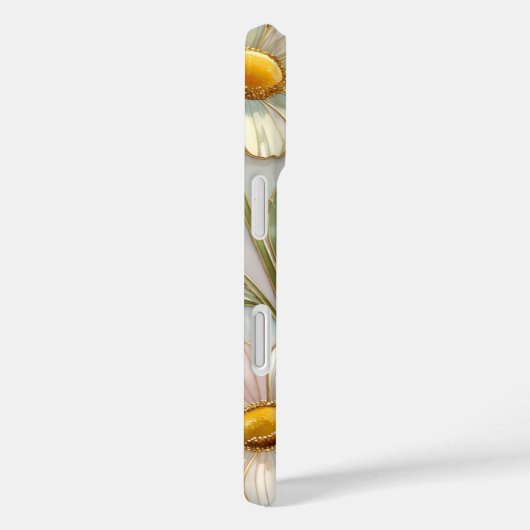 ステンドグラス風のダイジー iPhoneケース 花柄 Case-Mate iPhoneケース (裏面 / 右)