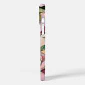 ステンドグラス風の優雅なピンクの花のiPhoneケース Case-Mate iPhoneケース (裏面 / 左)