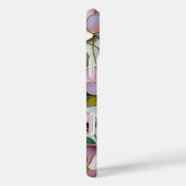 ステンドグラス風の優雅なピンクの花のiPhoneケース Case-Mate iPhoneケース (裏面 / 右)