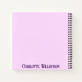 ステンドグラス風クリスマス天使 ノートブック (裏面)