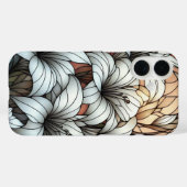 ステンドグラス風ホワイトリリー Case-Mate iPhoneケース (裏面 (横))