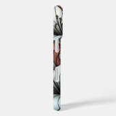 ステンドグラス風ホワイトリリー Case-Mate iPhoneケース (裏面 / 右)