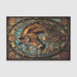 ステンドグラス馬 薄葉紙