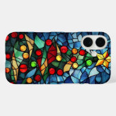 ステンドグラス鮮やかクリスマスツリー Case-Mate iPhoneケース (裏面 (横))