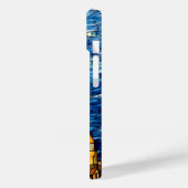 ステンドグラス黒猫の星空の夜 Case-Mate iPhoneケース (裏面 / 左)