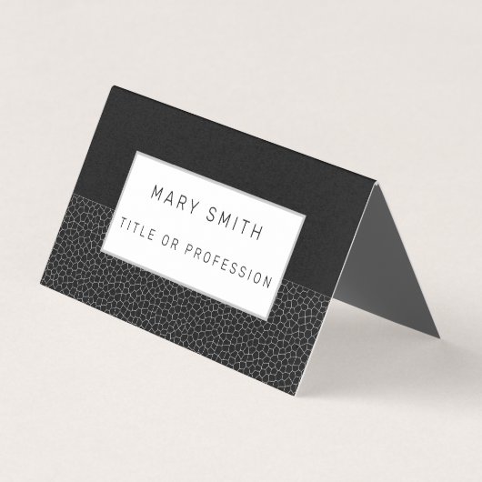 ステンドグラス黒黒 名刺 (正面)