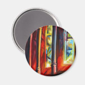 ステンドグラス1 マグネット (正面/裏面)