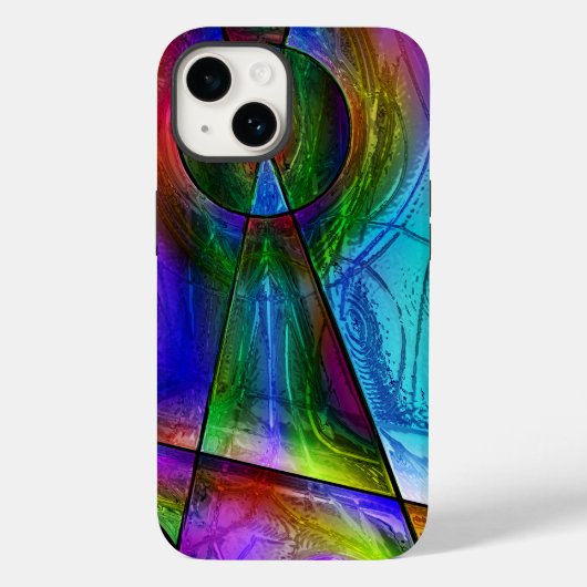 ステンドグラス1 Case-Mate iPhoneケース (裏面)