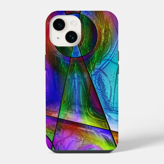 ステンドグラス1 iPhoneケース (裏面)