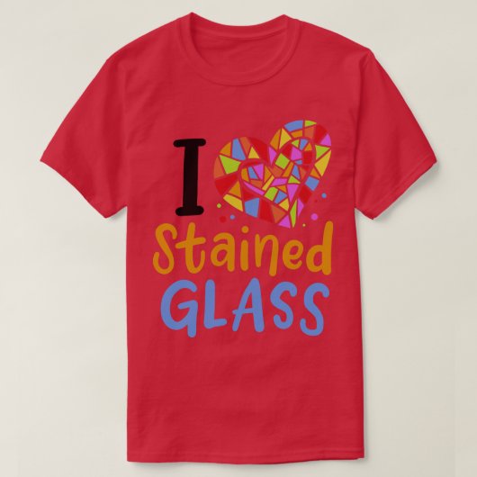 ステンドグラス1 Tシャツ (デザイン正面)