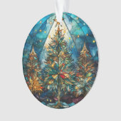 ステンドグラス3本 オーナメント (正面)