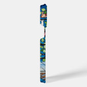 ステンドグラス・アート、命の木ステンドグラス iPhoneケース (右側面)