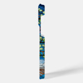 ステンドグラス・アート、命の木ステンドグラス iPhoneケース (左側面)