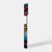 ステンドグラス・アート、命の木ステンドグラス iPhoneケース (右側面)