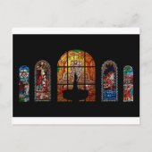 ステンドグラス・イエス ポストカード (正面)