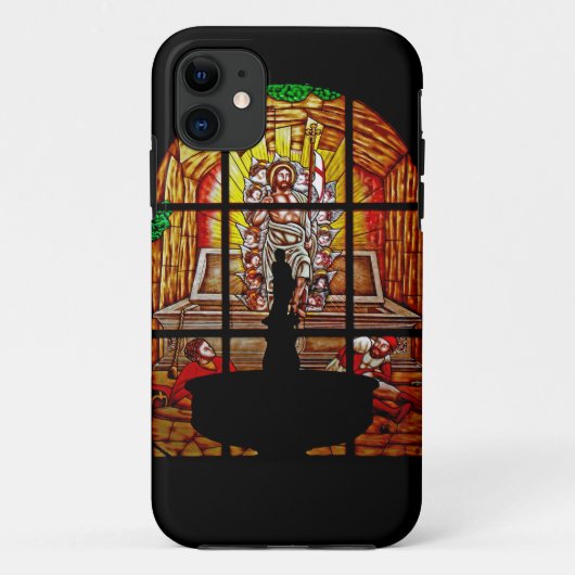 ステンドグラス・イエス Case-Mate iPhoneケース (裏面)
