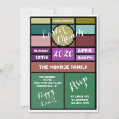 ステンドグラス、イースターブランチ 案内状 (正面)