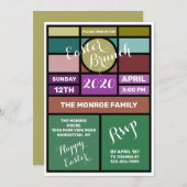 ステンドグラス、イースターブランチ 案内状 (正面/裏面)