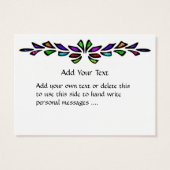 ステンドグラス・エンクロージャー / 名刺 by SRF (裏面)