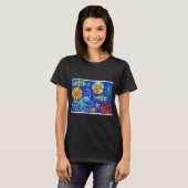 ステンドグラス オーシャンモザイク Tシャツ (正面フル)