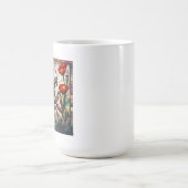 ステンドグラス カマキリ 曼珠沙華 コーヒーマグカップ (中央)