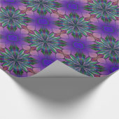 ステンドグラス・ガーデニア ラッピングペーパー (角)