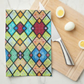 ステンドグラス キッチンタオル (四つ折り)