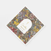 ステンドグラス《キリスト教》洗礼式や命名式バプテスマ スタンダードランチョンナプキン (角)