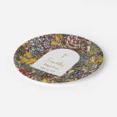 ステンドグラス《キリスト教》洗礼式や命名式バプテスマ ペーパープレート (アングル)