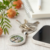 ステンドグラス キーホルダー (側面)