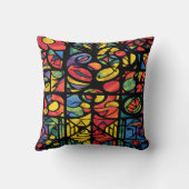 ステンドグラス クッション (裏面)