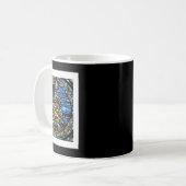 ステンドグラス クリスマス コーヒーマグカップ (正面左)