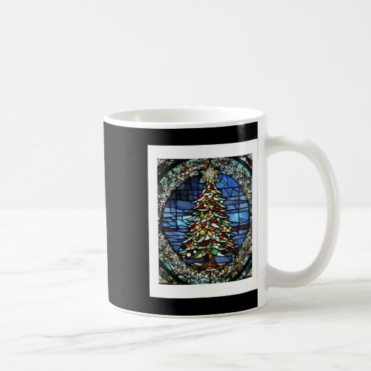 ステンドグラス クリスマス コーヒーマグカップ (右)