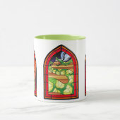 ステンドグラス・ケツァルコアトル マグカップ (中央)