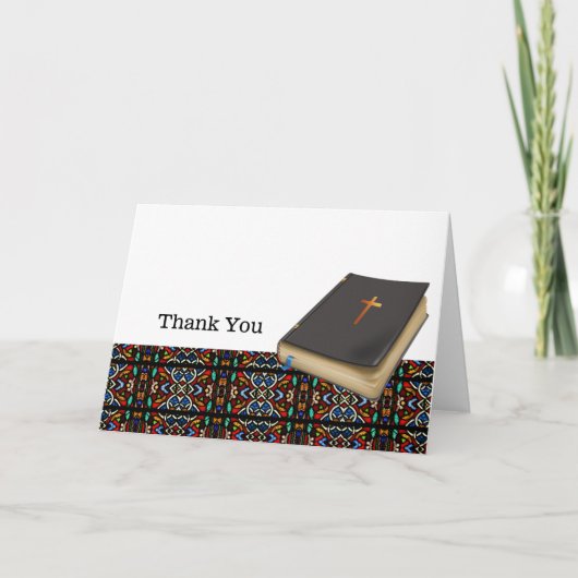 ステンドグラス　サンキュー サンキューカード (正面)