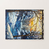 ステンドグラス・サンライズ ジグソーパズル (横)