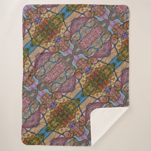 ステンドグラス シェルパブランケット (正面)