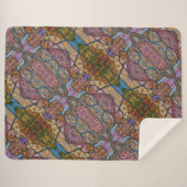 ステンドグラス シェルパブランケット (正面(横))