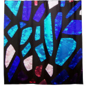 ステンドグラス シャワーカーテン (正面)