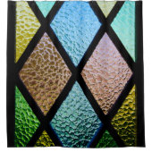 ステンドグラス シャワーカーテン (正面)