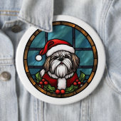 ステンドグラス シー・ツー・ズーのクリスマス 缶バッジ (インサイチュ)