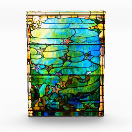 ステンドグラス·ティファニー·ウインドウ·ヒトデ海 フォトブロック