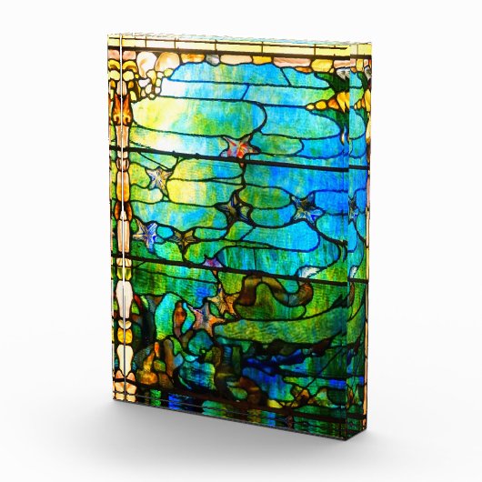 ステンドグラス·ティファニー·ウインドウ·ヒトデ海 フォトブロック (右)