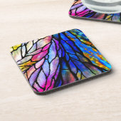 ステンドグラス、ティファニー – スタイル, コースター (左側)