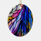 ステンドグラス、ティファニー – スタイル, セラミックオーナメント (右)