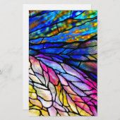 ステンドグラス、ティファニー – スタイル, 便箋 (正面/裏面)