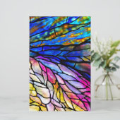 ステンドグラス、ティファニー – スタイル, 便箋 (スタンド正面)