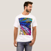 ステンドグラス、ティファニー – スタイル, Tシャツ (正面フル)