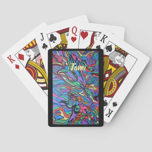 ステンドグラス トランプ (裏面)